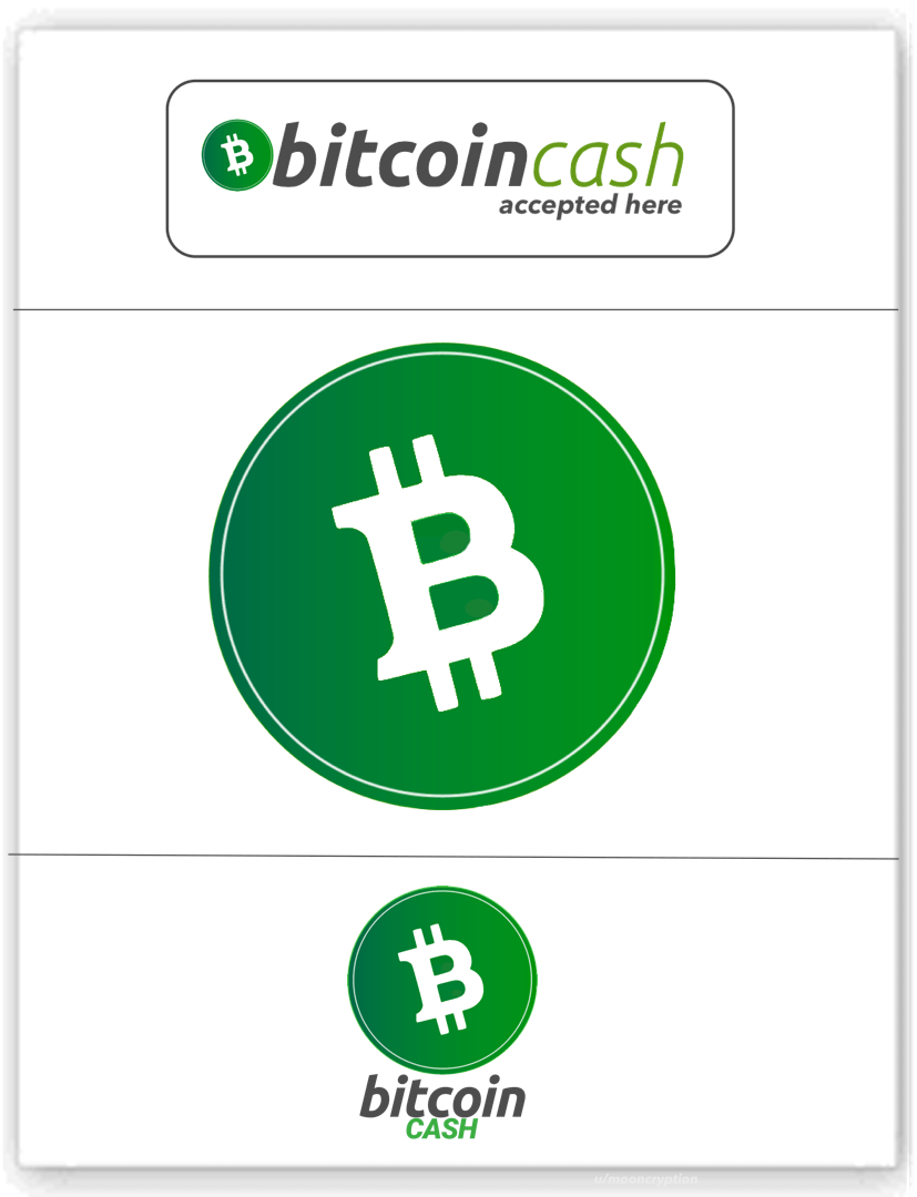Cash Accepted Logo - New Bitcoin Cash Logo Suggestions for a Modern Look