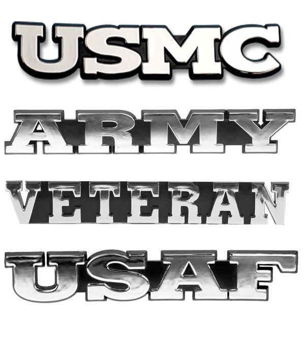 Automotive Emblems Logo - Military Auto Emblems