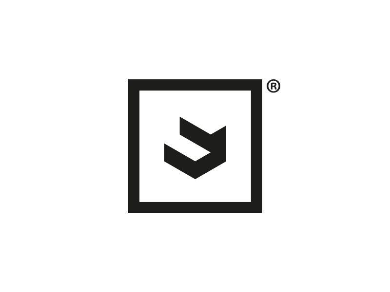 Black and White Rectangle Company Logo - Consulting Company Logo
