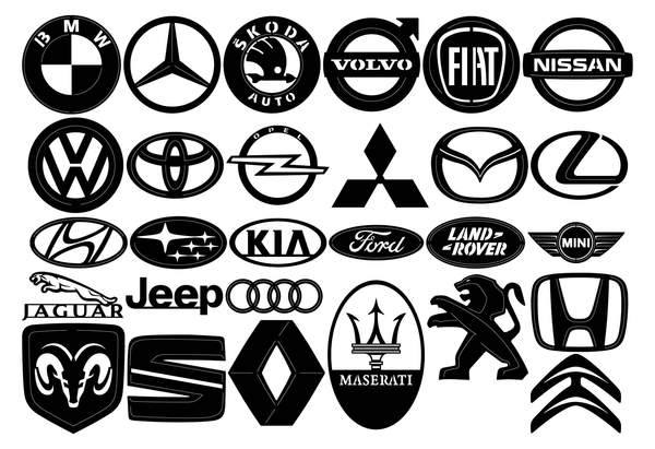 Automotive Emblems Logo - Car Brands Emblems Logo Dxf Files Cut Ready For Cnc Machines