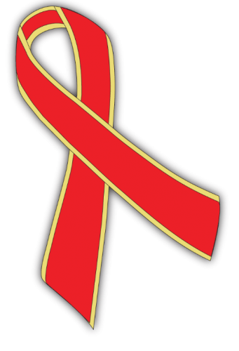 Red and Gold Ribbon Logo - Red and gold ribbon