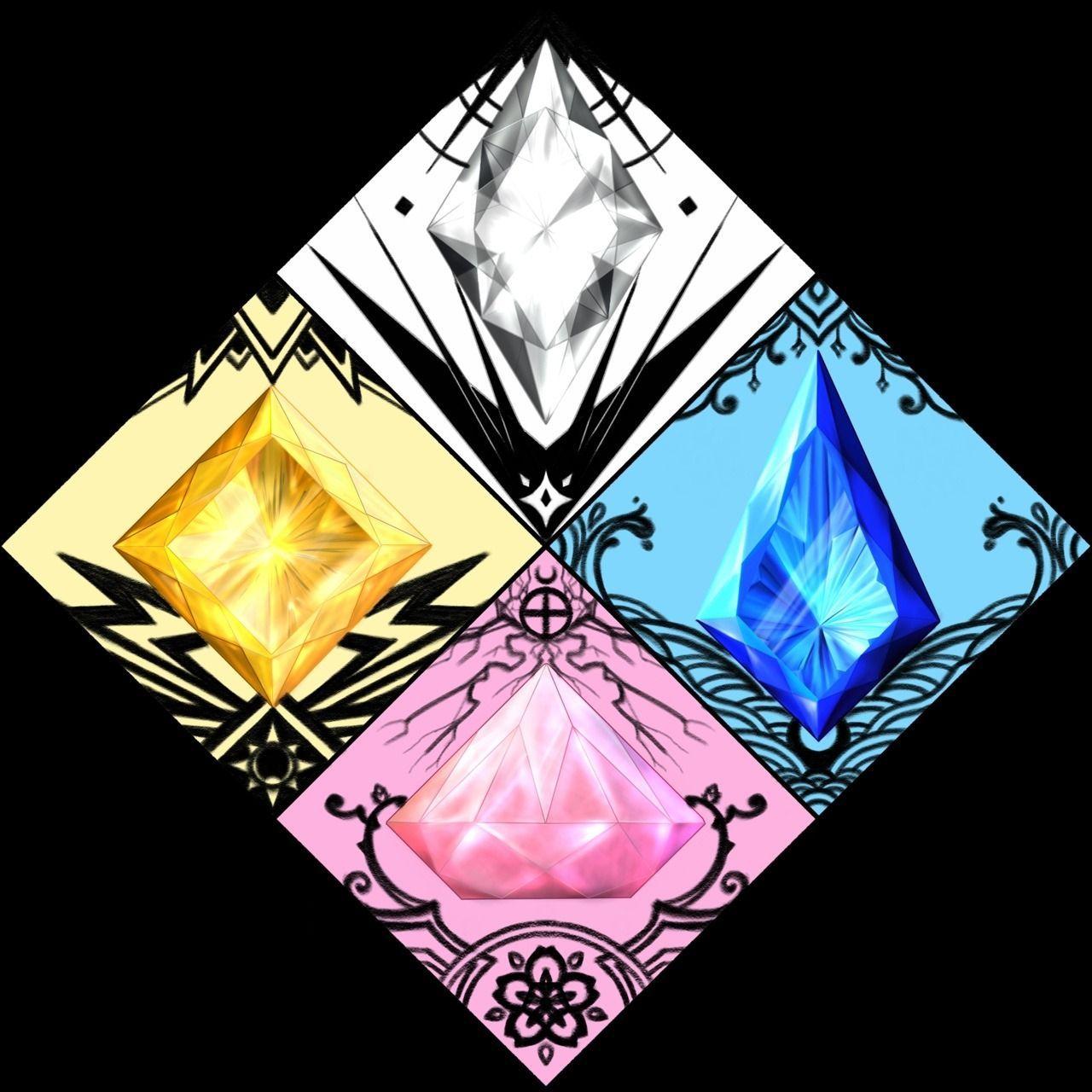 Steven Universe Diamonds Logo - The Diamond Authority emblem. Infinity. Diamond