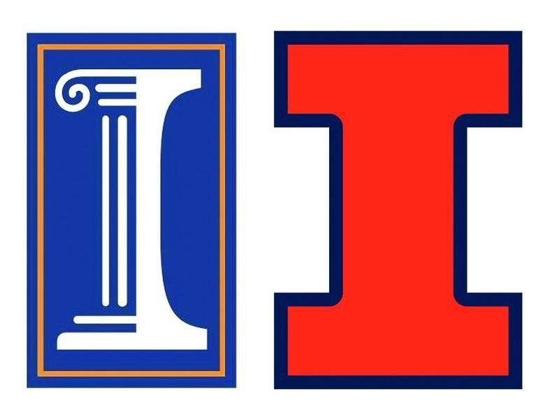 Illonois Logo - The 'I' has it for University of Illinois: Campus retires ornate ...