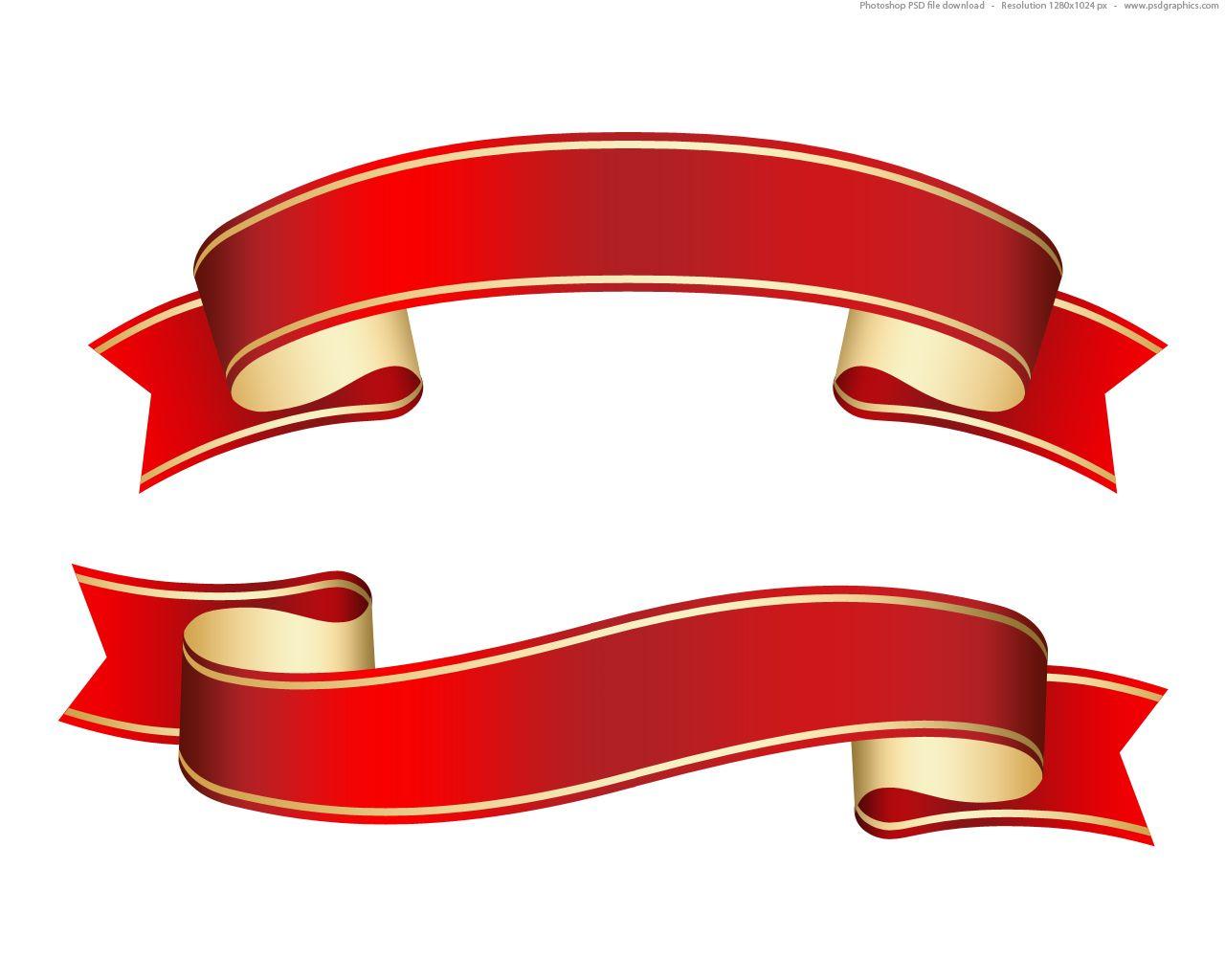 Red and Gold Ribbon Logo - red ribbon design - Kleo.wagenaardentistry.com