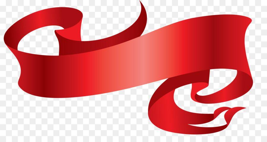 Red and Gold Ribbon Logo - Ribbon 6479*3337 transprent Png Free Download, Logo