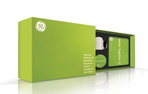GE Box Logo - Creative Packaging. GE Welcome Presentation Box