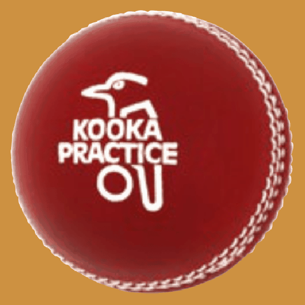 Red White and Yellow Logo - Kookaburra Practice Cricket Ball Red White or Yellow