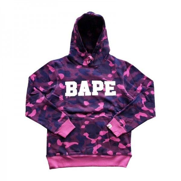 Purple BAPE Camo Logo - NEW! A Bathing Ape BAPE Camo Hoodie| Buy A Bathing Ape Online