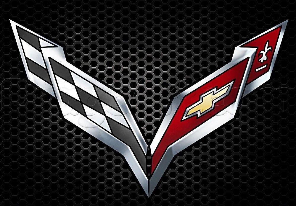 New Corvette Stingray Logo - Chevy corvette logo magnet Chevrolet refrigerator fridge car c7 ...