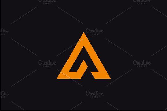 Letter a Logo - Alpha A Logo Logo Templates Creative Market