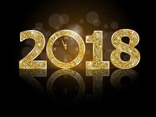 New Year 2018 Logo - Search photo