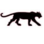 Black Panther Red Outline Logo - Logos Quiz Level 7 Answers - Logo Quiz Game Answers