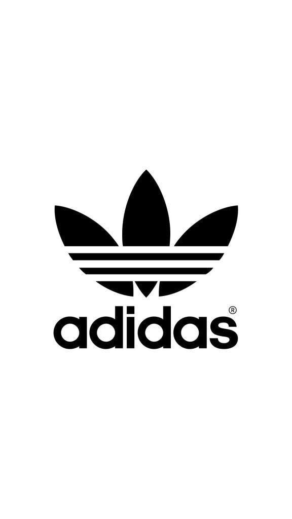 Black and White Adidas Logo - Adidas Logo Black White. Fashion Trends. Wallpaper
