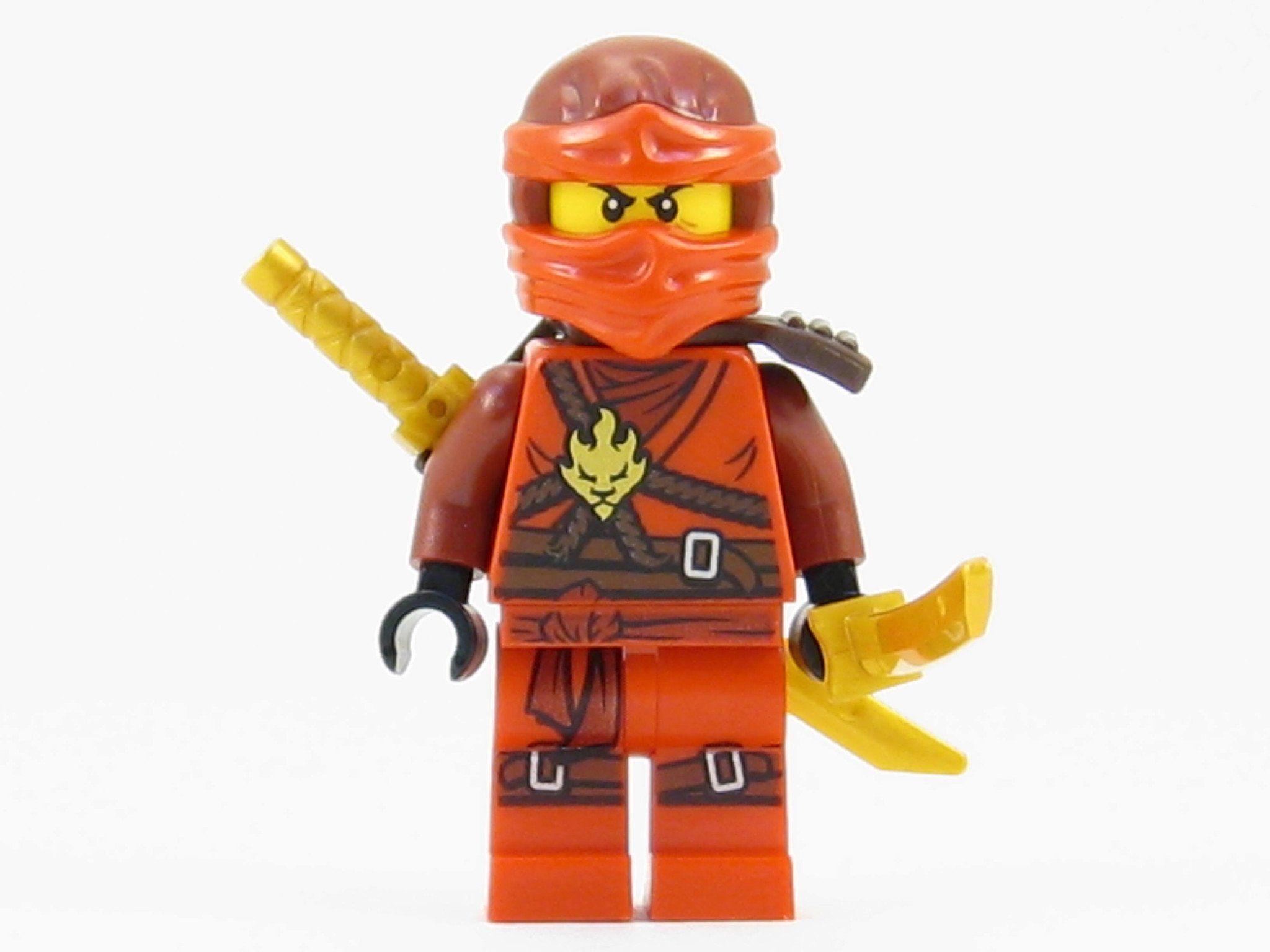 LEGO Ninjago Red Ninja Logo - LEGO Ninjago Kai Red Ninja Minifigure 70595 Mini Fig. Play On Bricks