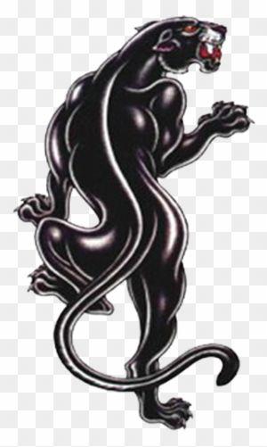 Black Panther Red Outline Logo - Red Eyes Black Panther Tattoo Design - Traditional Panther Tattoo ...