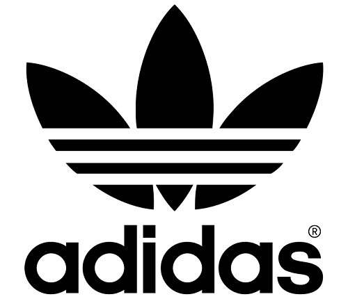 Black and White Adidas Logo - Adidas Logo Design History and Evolution | LogoRealm.com