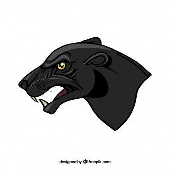 Black Panther Red Outline Logo - Panther Vectors, Photos and PSD files | Free Download