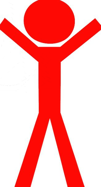 Red Person Logo - Person, Being, Twig, Man, Gentleman, Stick, Logo, Stick Figure ...
