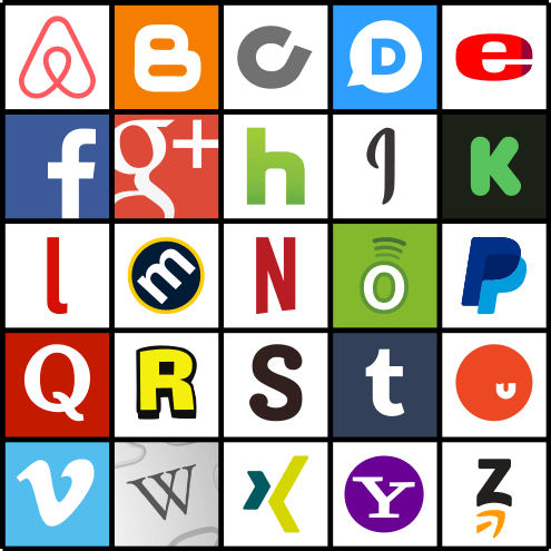 Popular Website Logo - Try this new font made from corporate logos - boing - Boing Boing BBS