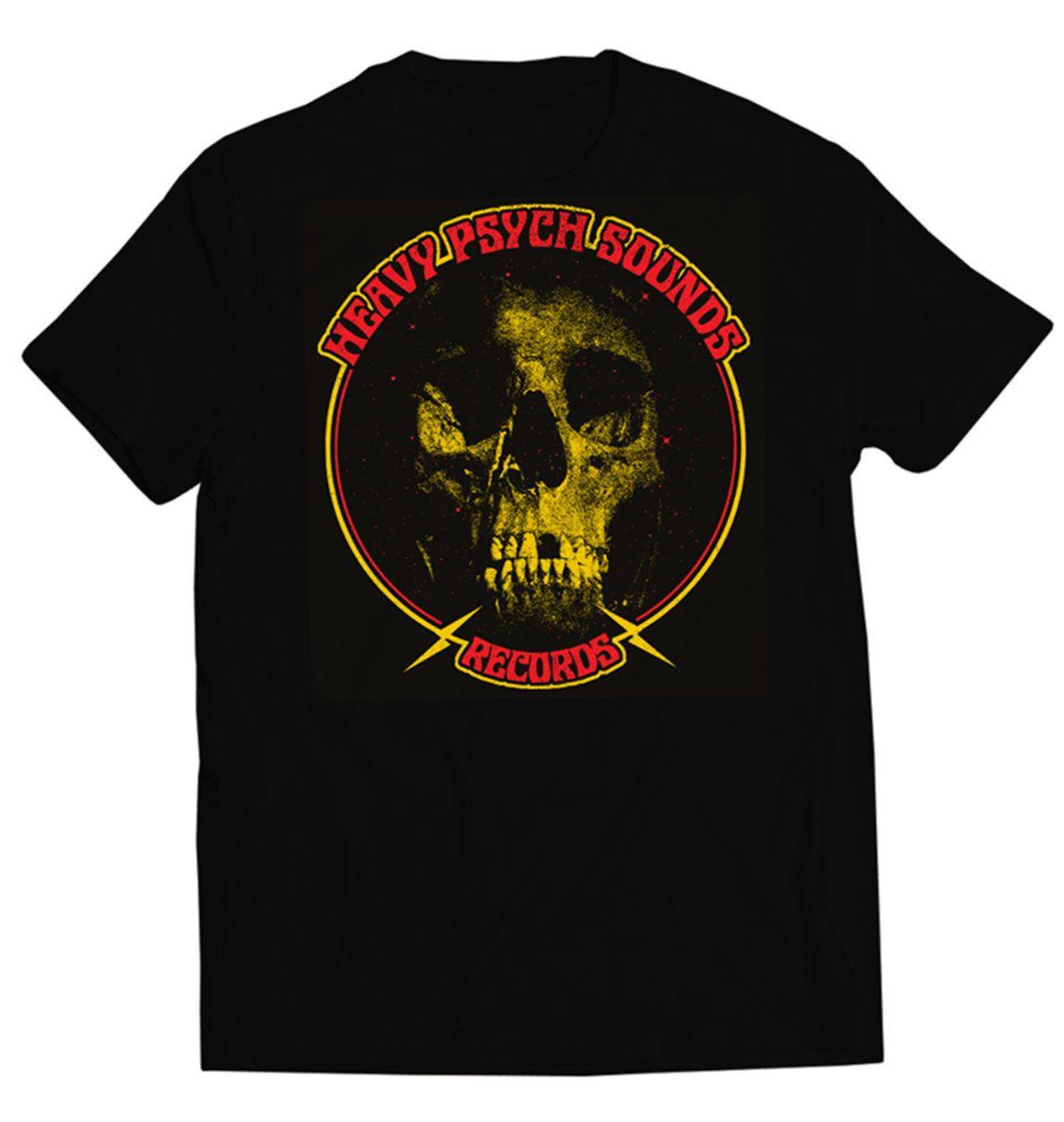 Black and Yellow Round Logo - HPS ROUND LOGO Yellow-Red | HEAVY PSYCH SOUNDS Records