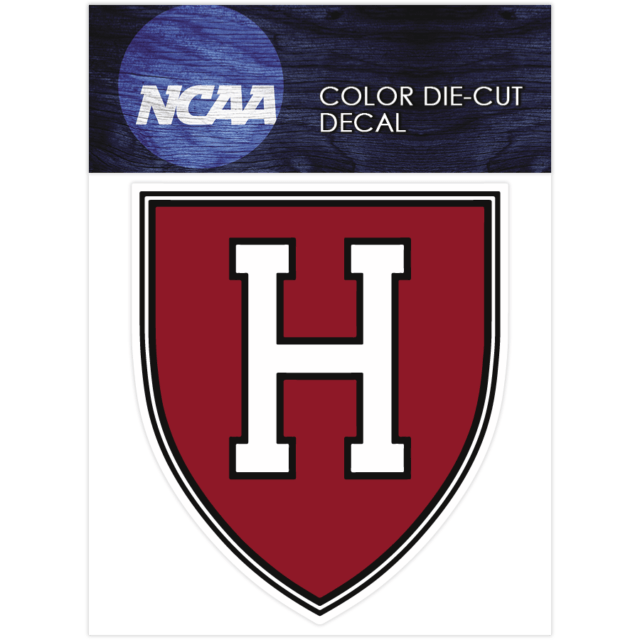 Harvard Crimson Logo - Harvard Crimson Logo NCAA Die Cut Vinyl Car Sticker Bumper Window