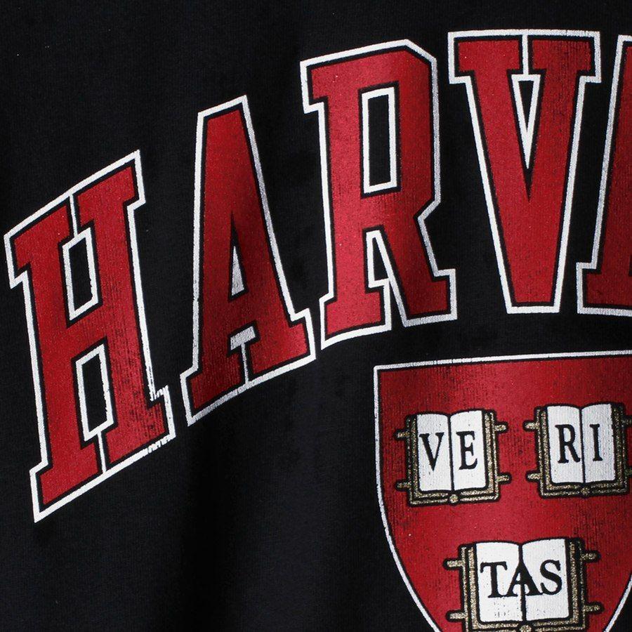 Harvard Crimson Logo - Men's Fanatics Branded Black Harvard Crimson Distressed Arch Over ...