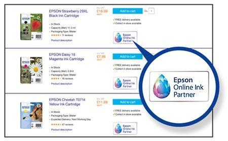 Epson Logo - Epson Online Ink Partner Programme - Epson