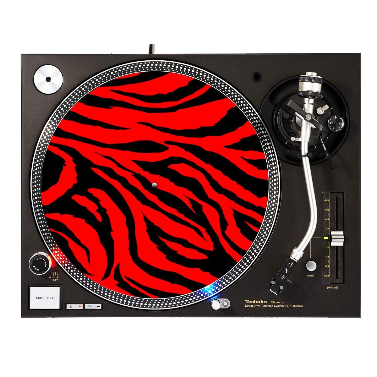 Red Zebra Logo - Red Zebra – 12″ DJ Turntable Slipmat | American Slipmats