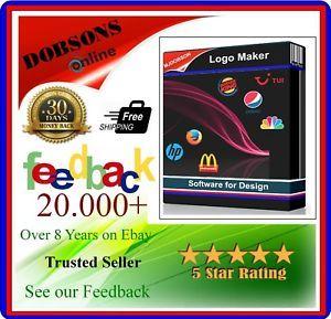 eBay Feedback Logo - PC Logo Creator Maker software Design - ( Windows Vista ,7,8,10) DVD ...