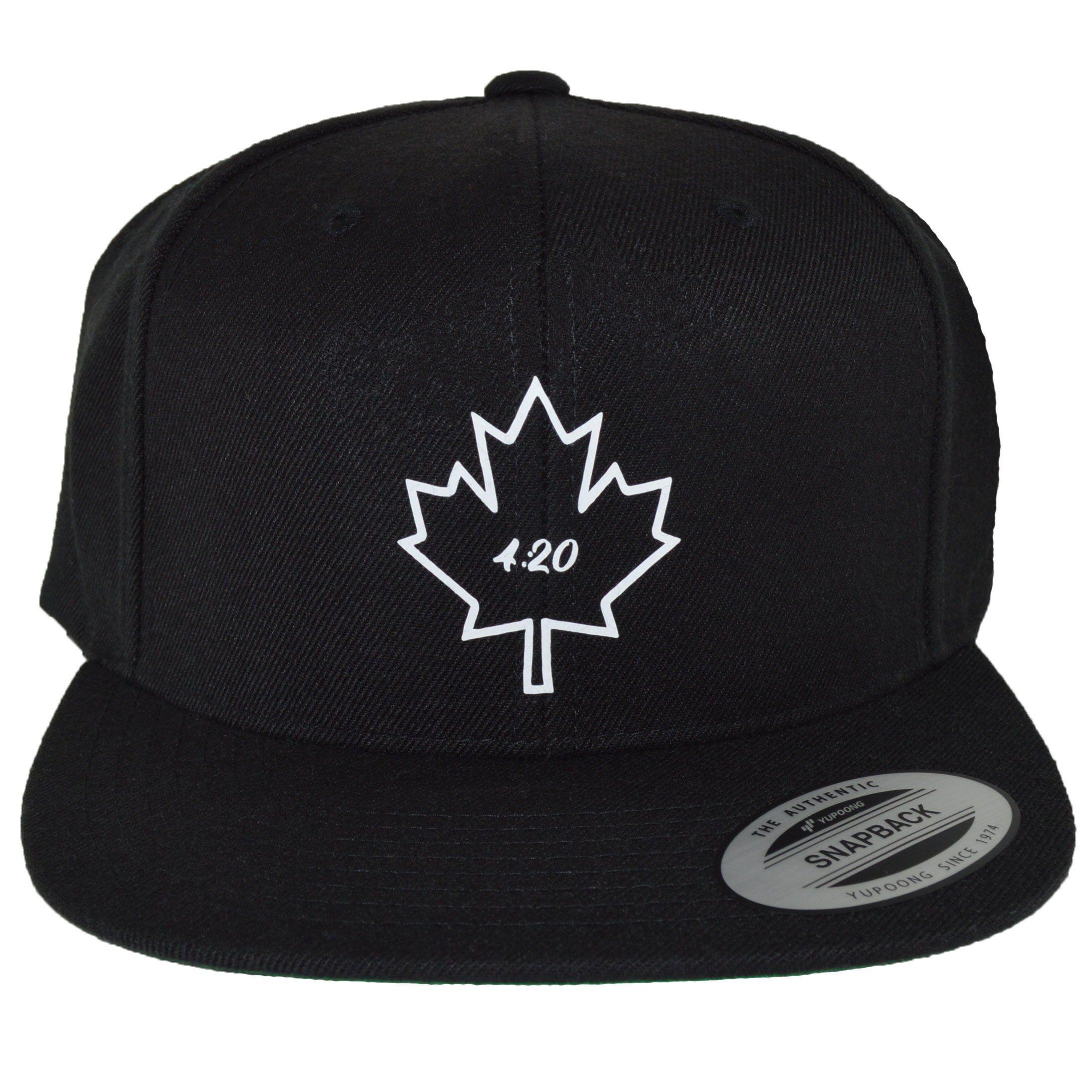 Dark X Logo - 4:20 Maple Leaf Snapback | Glow in the Dark X Black – iDealyYours