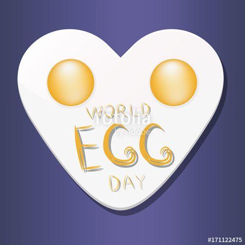 Shell World Logo - Abstract vector illustration of logo for whole chicken egg in a
