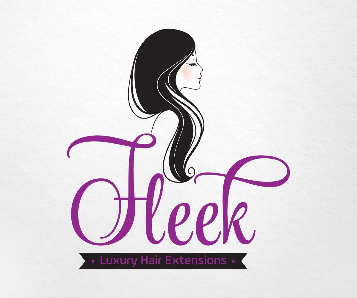 Hair Company Logo - Hair Logo Design for Fleek luxury hair extentions