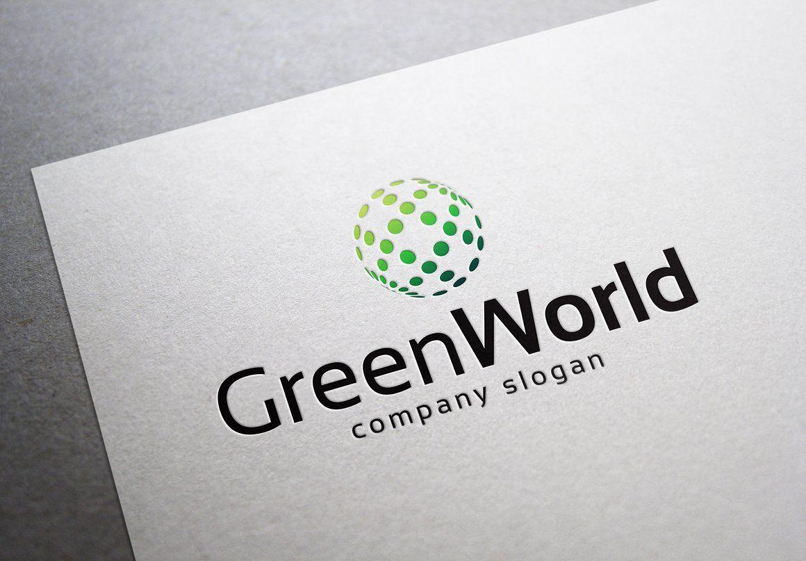 Shell World Logo - Green World Logo