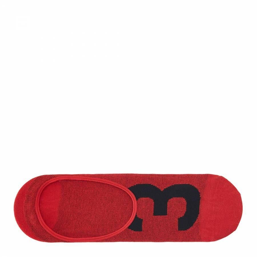 Red and Orange Y Logo - Red Logo Liner Sock