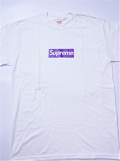 Purple Supreme Box Logo - TONNEAU: Hard rare! SUPREME (シュプリーム) BOX Logo Tee purple six ...