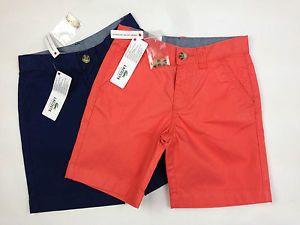 Red and Orange Y Logo - Designer LACOSTE Boys Summer Shorts Chino Style Burnt Orange y Years