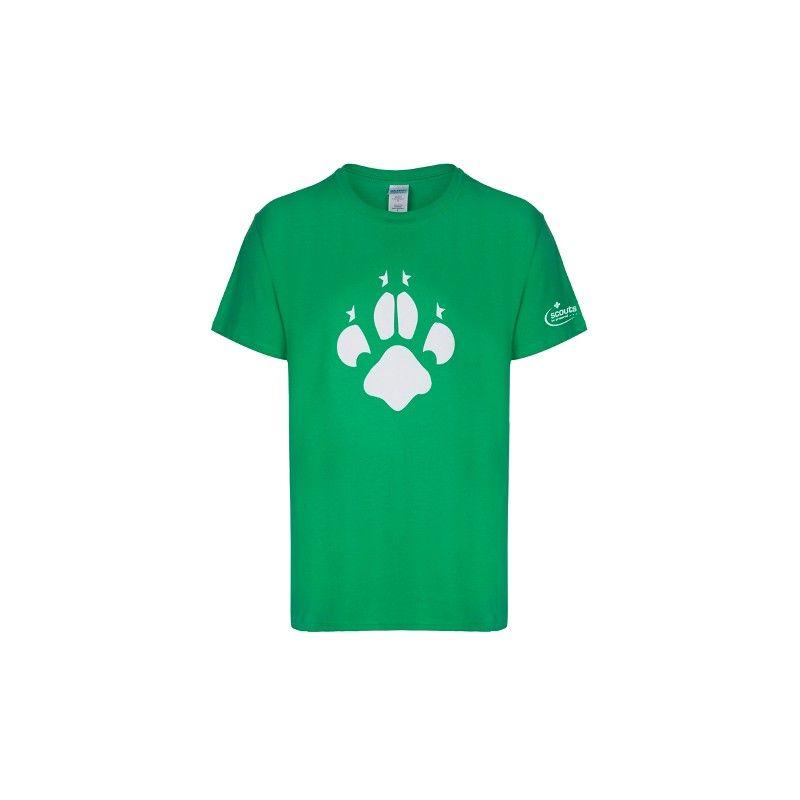 Paw Print Logo - Cubs Youth Paw Print Logo T-shirt - The Scout and Guide Shop
