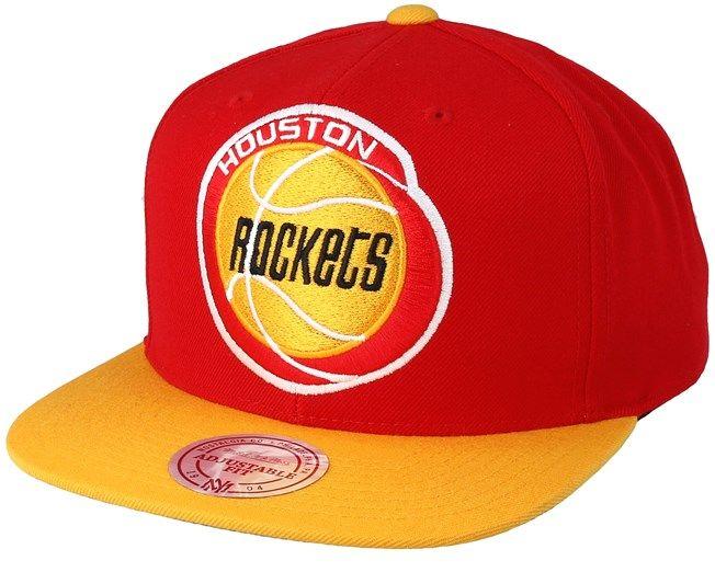 Red and Orange Y Logo - Houston Rockets XL Logo 2 Tone Red Snapback & Ness caps