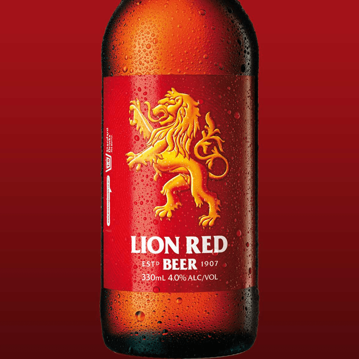 Reds Beer Logo - Lion Red