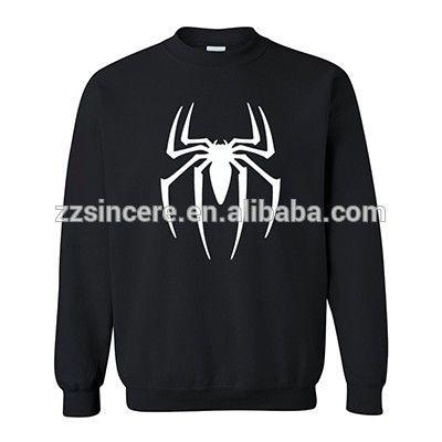 New Spider -Man Logo - New Spider Logo Print Sweatshirt Men Black Hoodies Sweatshirts
