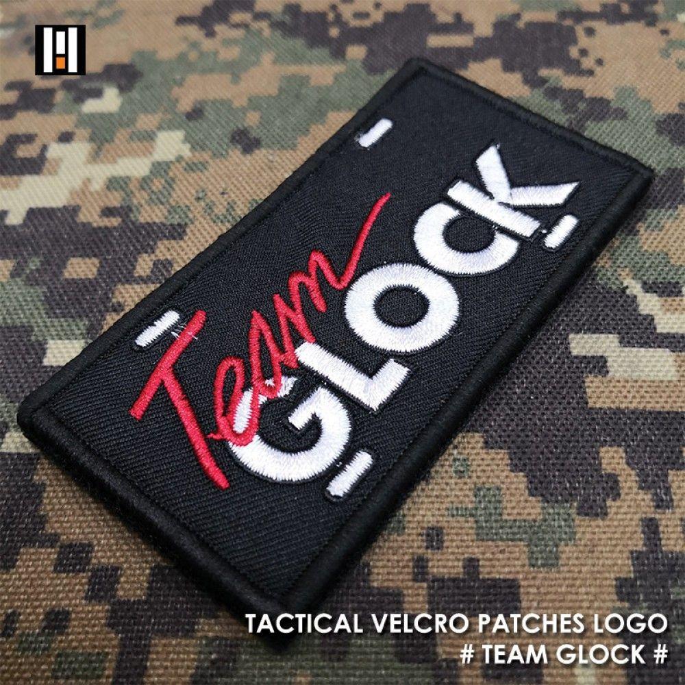 Team Glock Logo - TACTICAL VELCRO PATCHES LOGO TEAM GLOCK