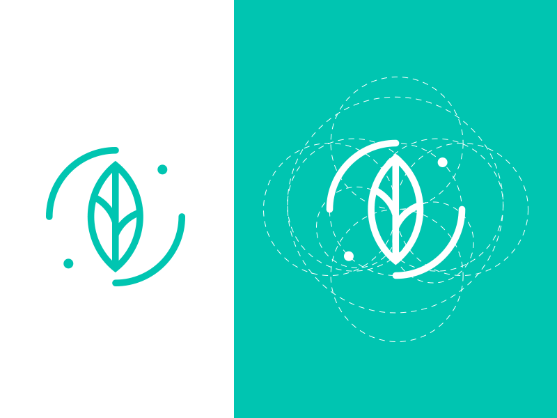 B in Circle Logo - B Eco Logo By Synermedia