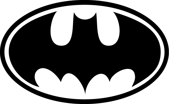 Batman Black and White Circle Logo - Free Batman Black And White Symbol, Download Free Clip Art, Free ...