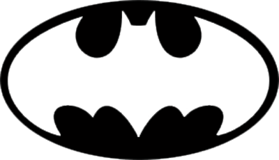 Batman Black and White Circle Logo - Batman Logo Black And White - Clipart library - Clip Art Library