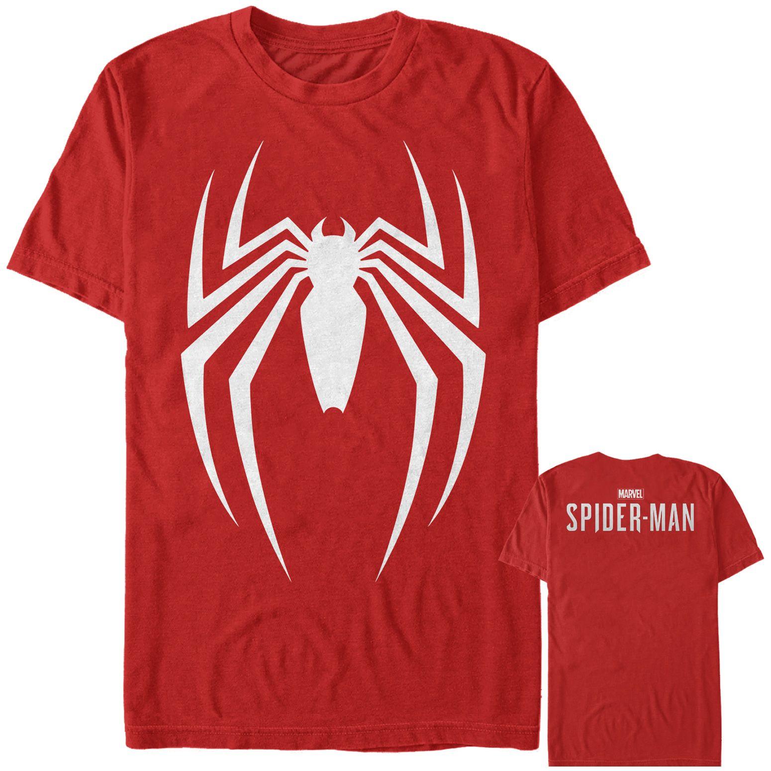 New Spider -Man Logo - Marvel Gamerverse Spider-Man New Logo Mens Graphic T Shirt | eBay