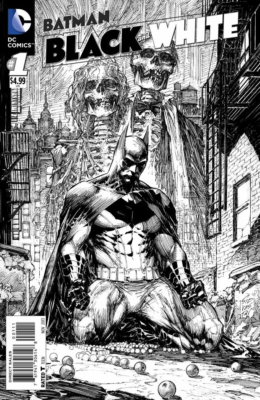 Batman Black and White Circle Logo - Batman Black and White #2 - Manbat out of Hell; Into the Circle; A ...