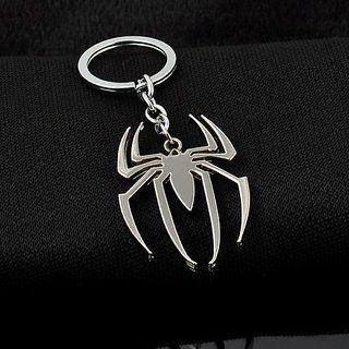 New Spider -Man Logo - Buy new Spider-Man logo Key Chain in sliver bike car keychain for ...
