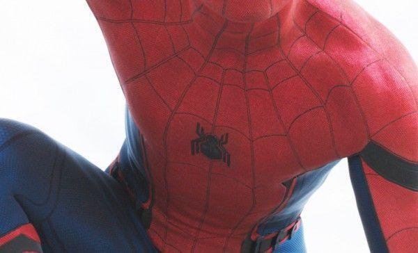 New Spider -Man Logo - Close Up Look At The New Spider Man Suit, Logo Revealed In Captain