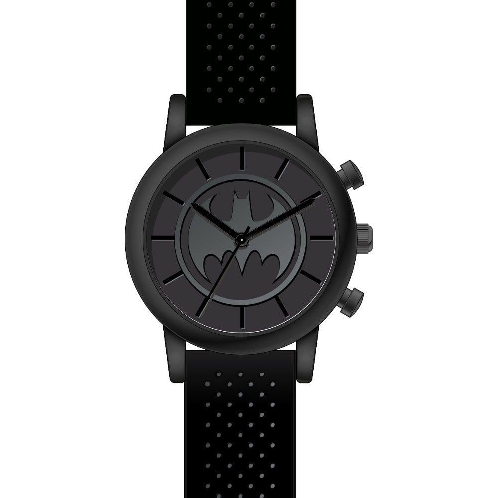 Batman Black and White Circle Logo - Batman Black Logo Watch - EBGames.ca