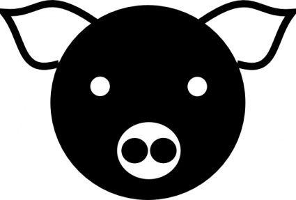 Hog Face Logo - Free Pig Graphic, Download Free Clip Art, Free Clip Art on Clipart ...